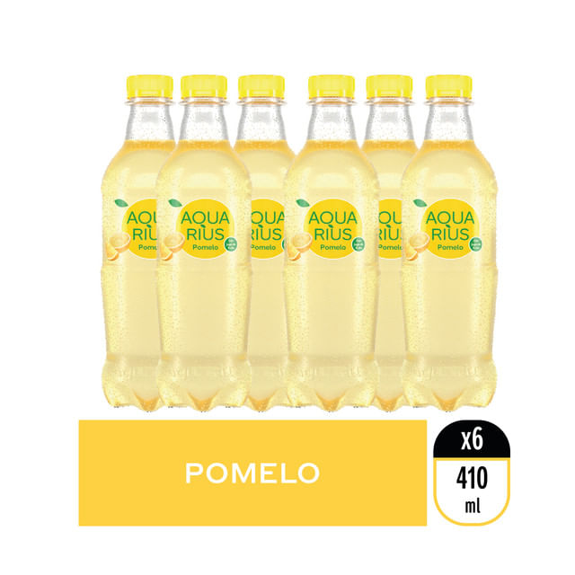 Pack Aquarius pomelo 410 ml x 6
