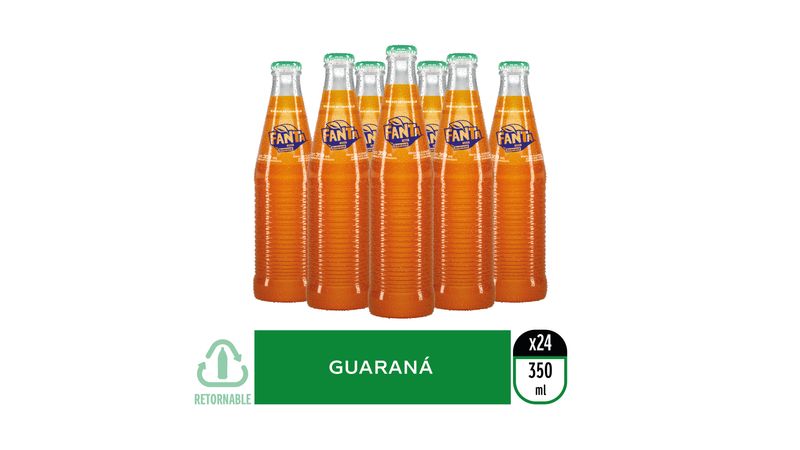 FANTA NARANJA VIDRIO RETORNABLE 350ML (24) 