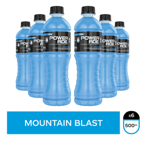 Pack Powerade Mountain Blast (Mora) 500 ml x 6