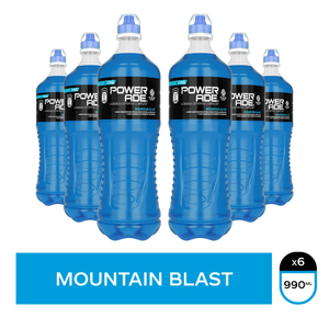 Pack Powerade mountain blast (Mora) 990 ml x 6