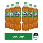 Pack Fanta guaraná descartable 500 ml x 6