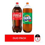 Pack-Coca-Cola-sabor-original---Fanta-Guarana-3-l-x-2