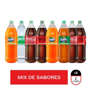 Caja Combinada Gaseosas 2.0L x 8 (Con envase)
