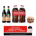 Coca-Cola-sabor-original-2L-x4---2-Fernet-1L---3-vasos
