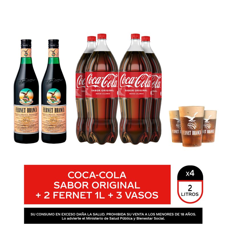 Coca-Cola-sabor-original-2L-x4---2-Fernet-1L---3-vasos