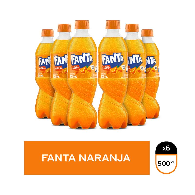 Pack-Fanta-naranja-descartable-500-ml-x6