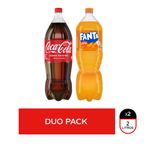 Pack-Coca-Cola-sabor-original---Fanta-naranja-2L