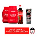 Combo-2-Mega-Coca-Cola-sabor-original---Vaso-vintage-negro