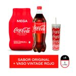 Combo-Mega-Coca-Cola-sabor-original---Vaso-vintage-rojo
