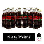 Caja Coca-Cola sin azúcar retornable 350 ml x 24 (Con envase)