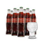 Caja Coca-Cola sin azúcar retornable 350 ml x 12 (No incluye envase) + 1 Vaso Balón
